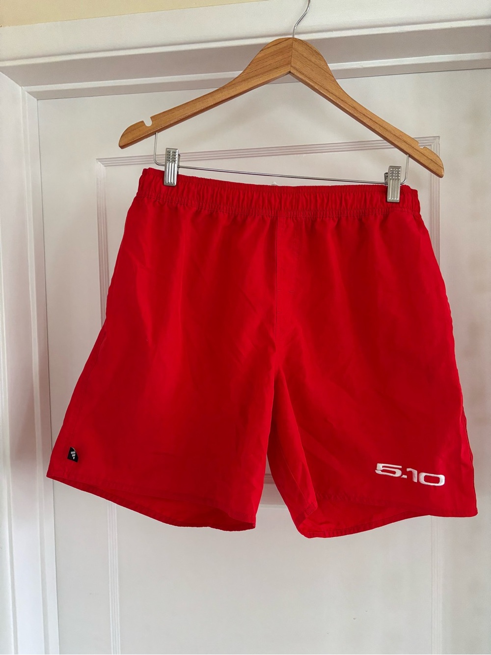 adidas red athletic shorts m